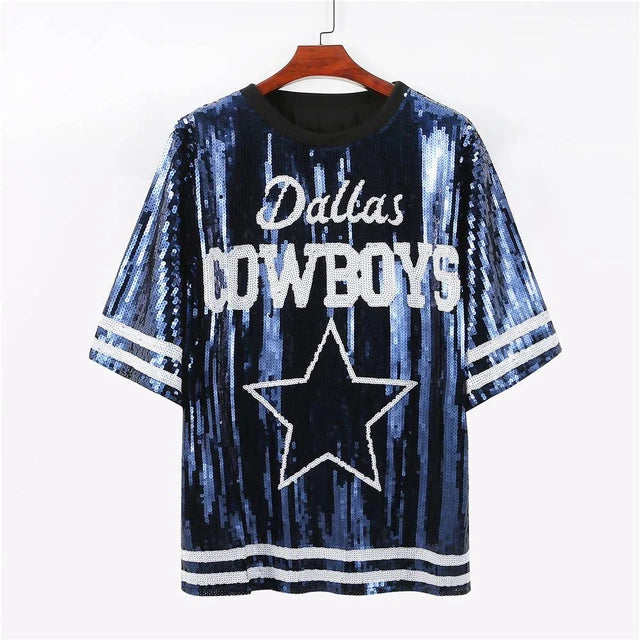 Pre- Order Dallas Cowboys Sequin Dress