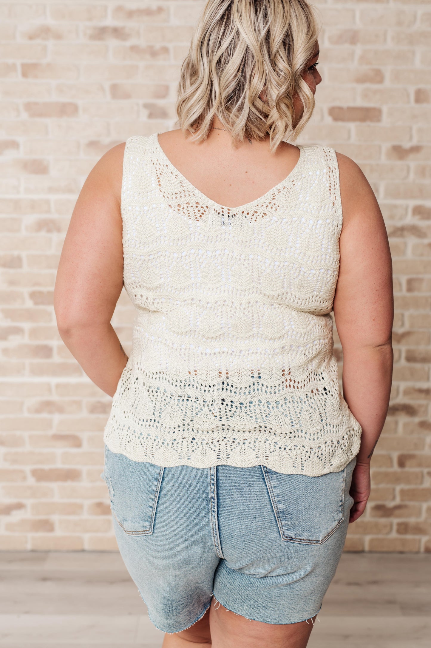 Adventure is Out There Open Knit Tank - Southern Divas Boutique