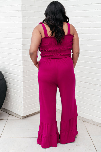 Almost Available Flared Jumpsuit - Southern Divas Boutique