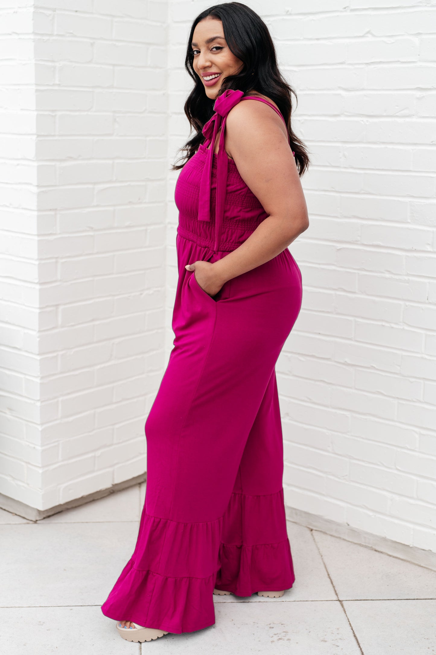 Almost Available Flared Jumpsuit - Southern Divas Boutique