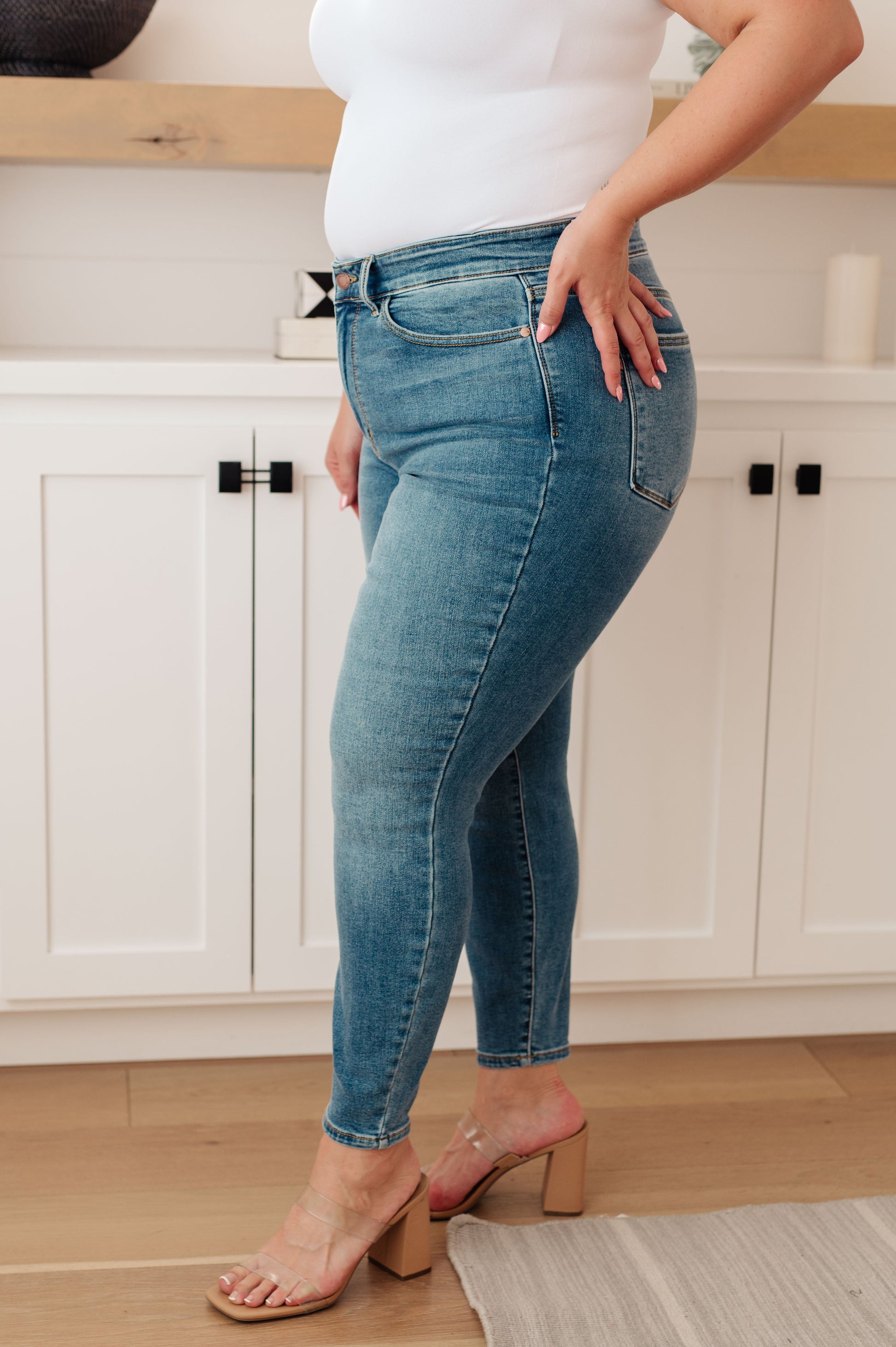 Bryant High Rise Thermal Skinny Jean - Southern Divas Boutique