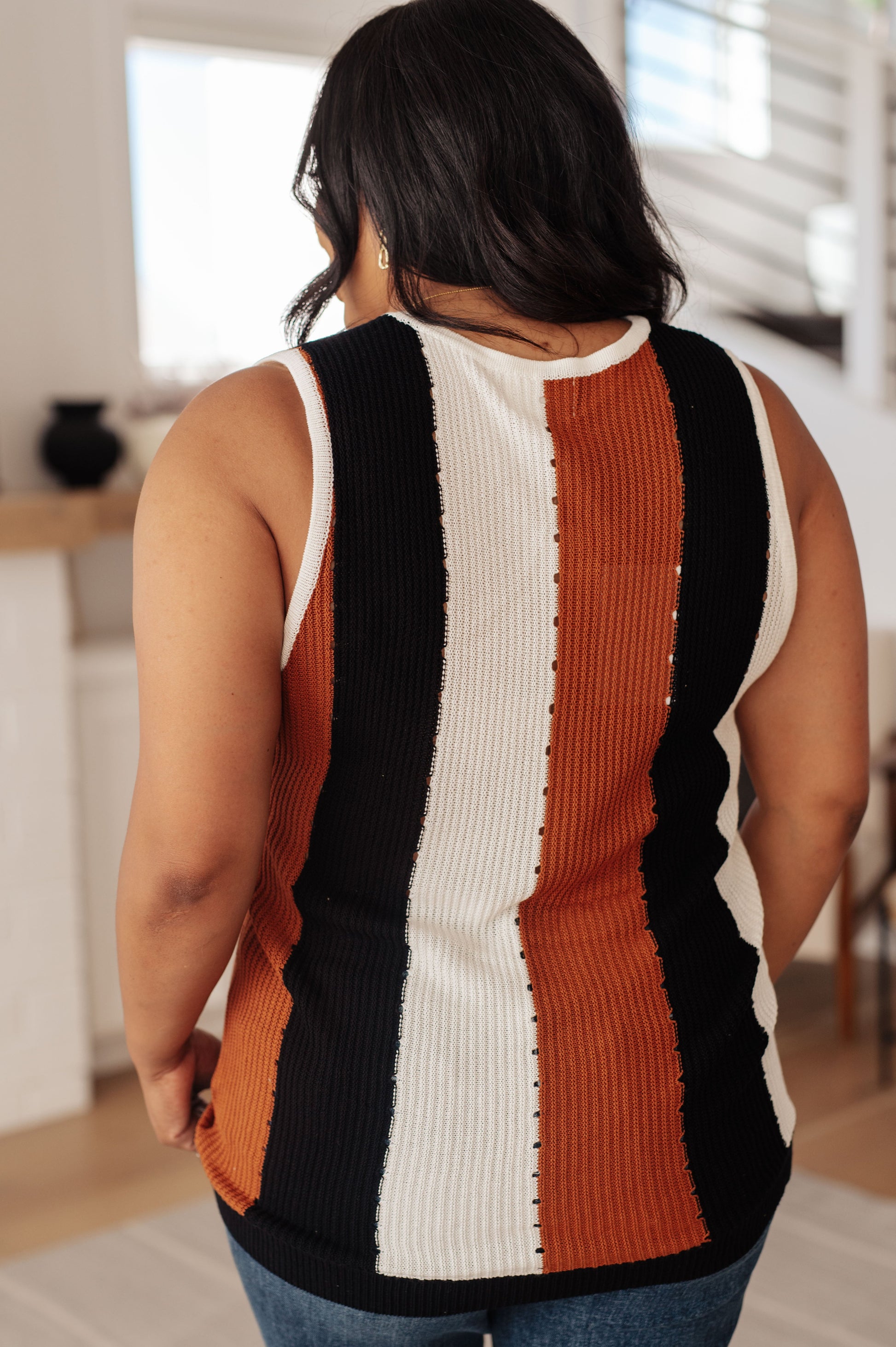 Decidedly Undecided Knit Striped Tank - Southern Divas Boutique