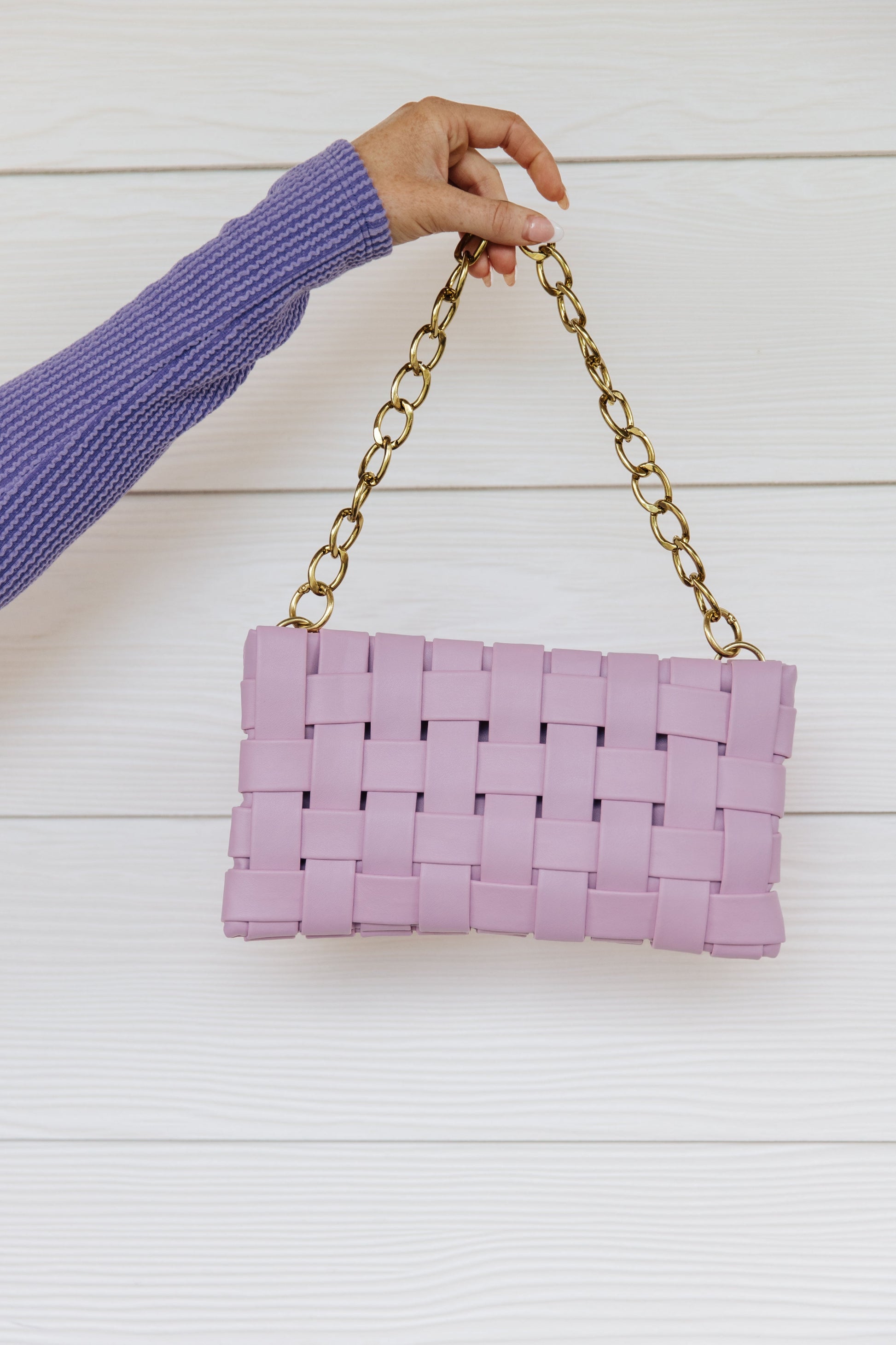 Forever Falling Handbag in Lilac - Southern Divas Boutique