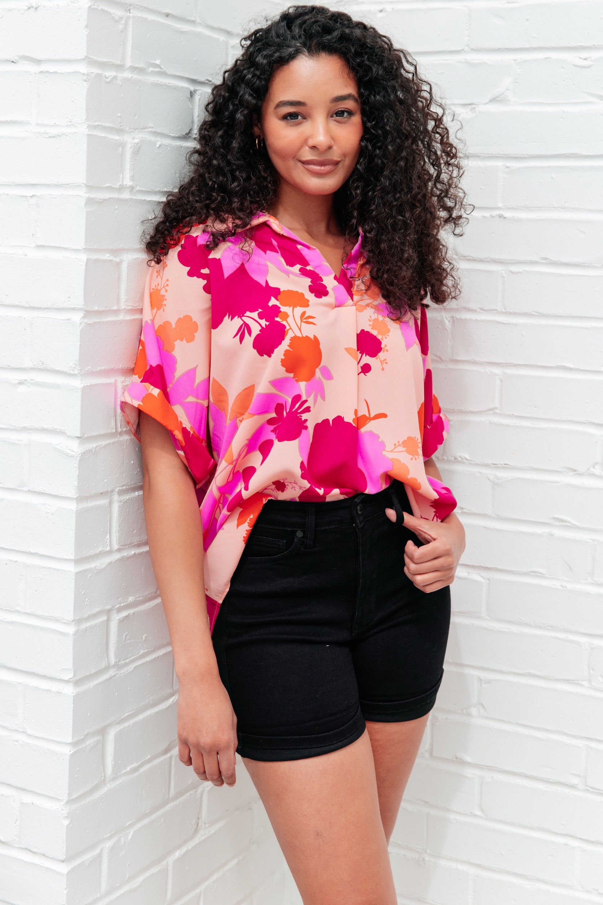 Hazy Cosmic Jive Relaxed Blouse - Southern Divas Boutique