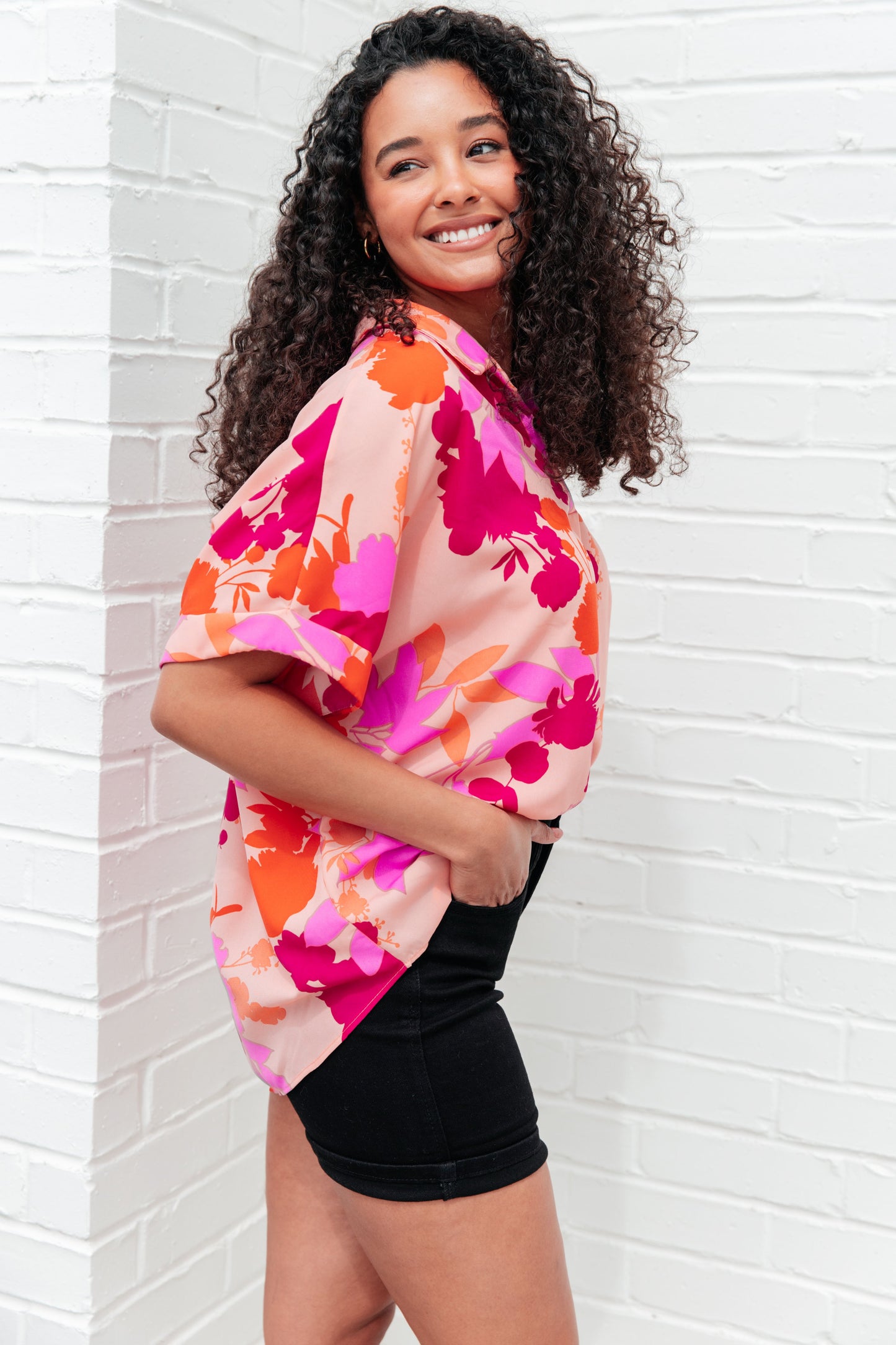 Hazy Cosmic Jive Relaxed Blouse - Southern Divas Boutique