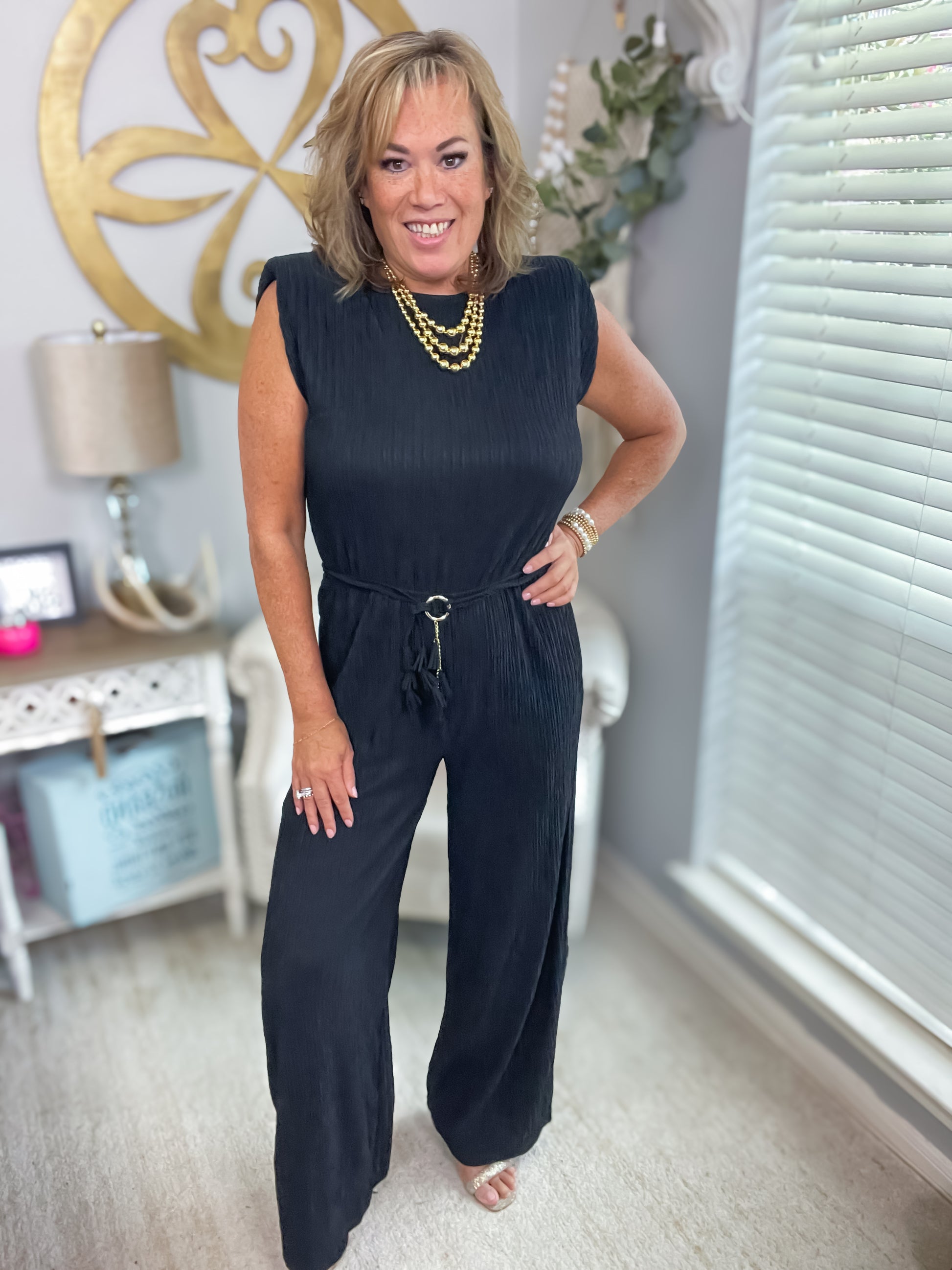 Wrong Again Jumpsuit - Black - Southern Divas Boutique