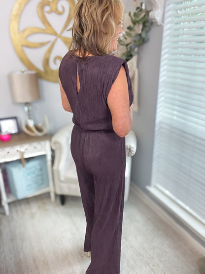 Wrong Again Jumpsuit - Espresso - Southern Divas Boutique