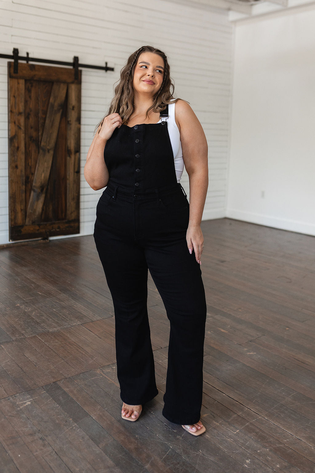 Imogene Control Top Retro Flare Overalls - Southern Divas Boutique