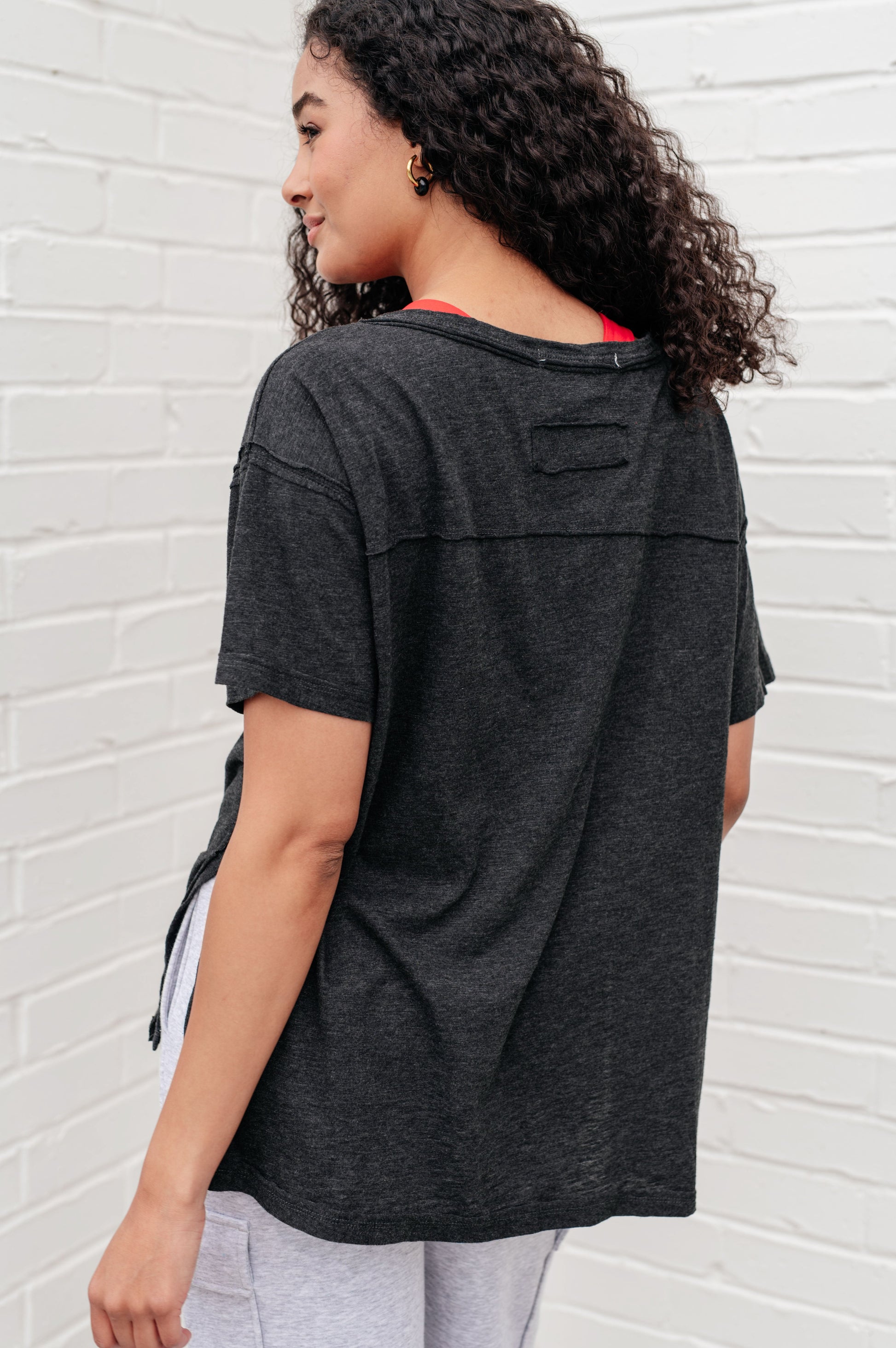 Let Me Live Relaxed Tee in Black - Southern Divas Boutique