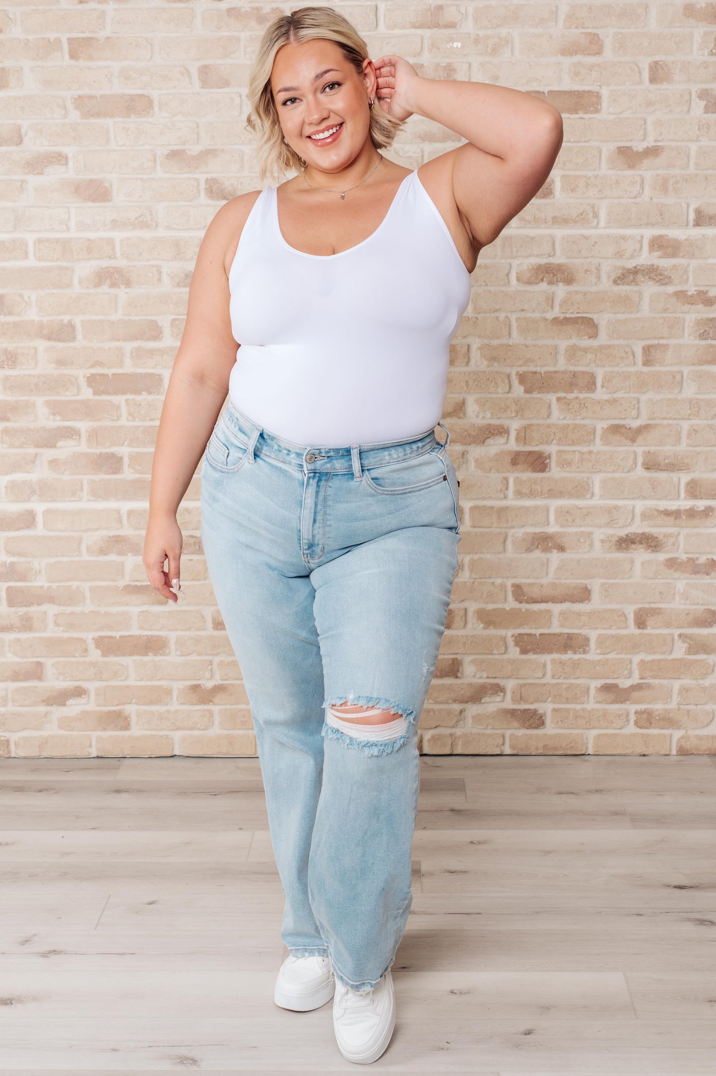 Parker High Rise 90's Straight Jeans - Southern Divas Boutique