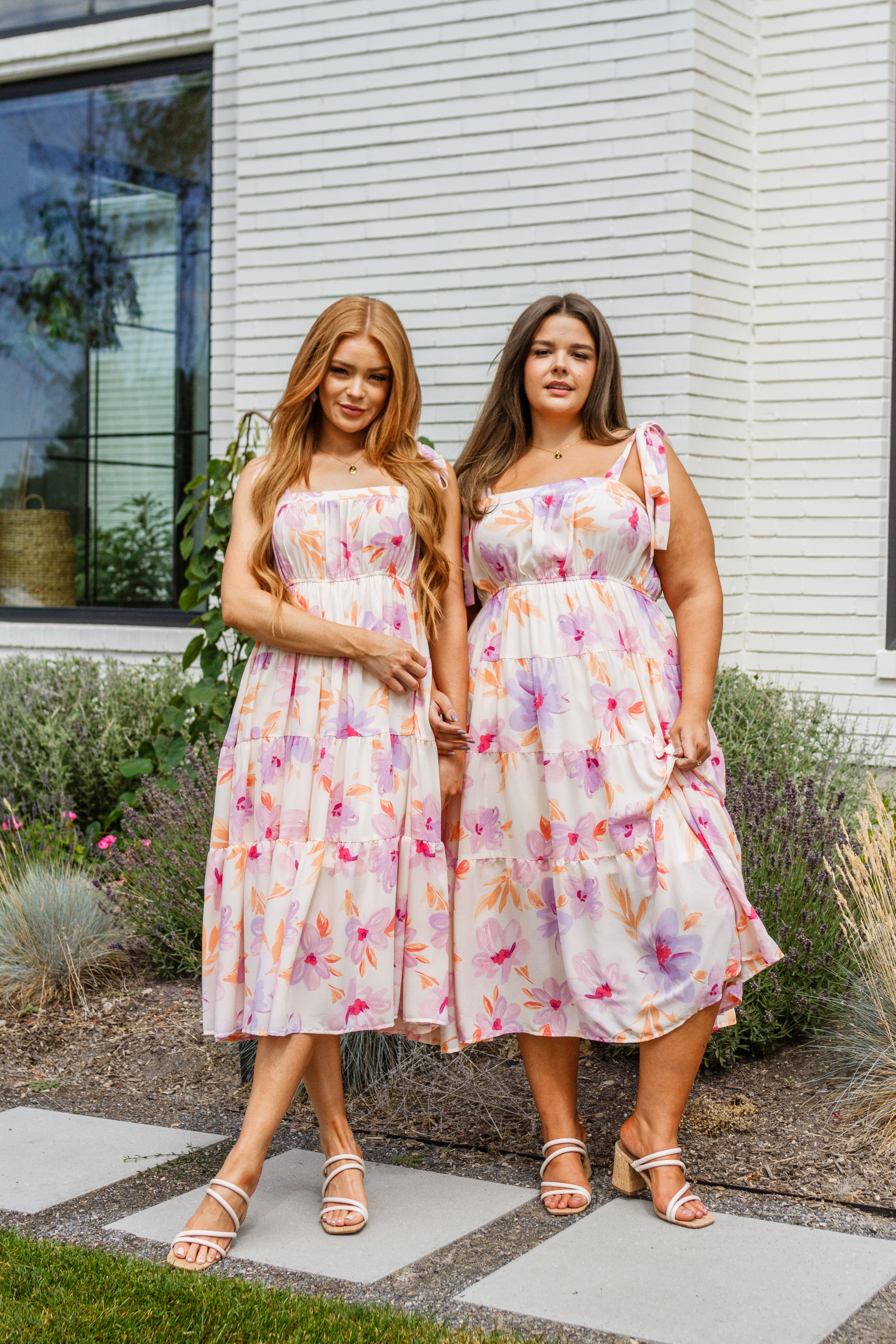 Pastel Petals Floral Midi Dress – Southern Divas Boutique