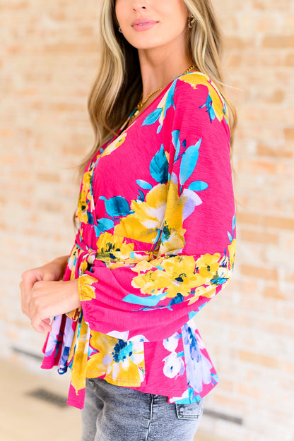 Spring to Be Sprung V-Neck Floral Blouse - Southern Divas Boutique