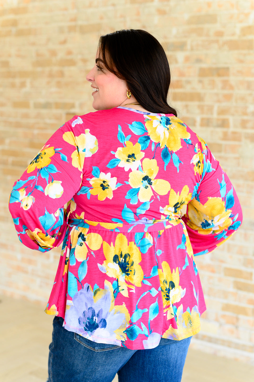 Spring to Be Sprung V-Neck Floral Blouse - Southern Divas Boutique