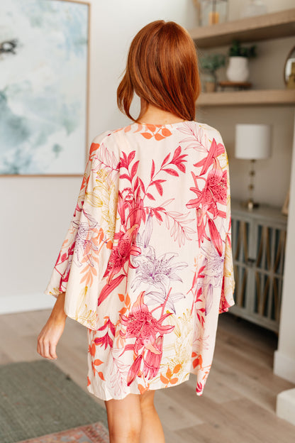 Vacay Season Bell Sleeve Kimono - Southern Divas Boutique