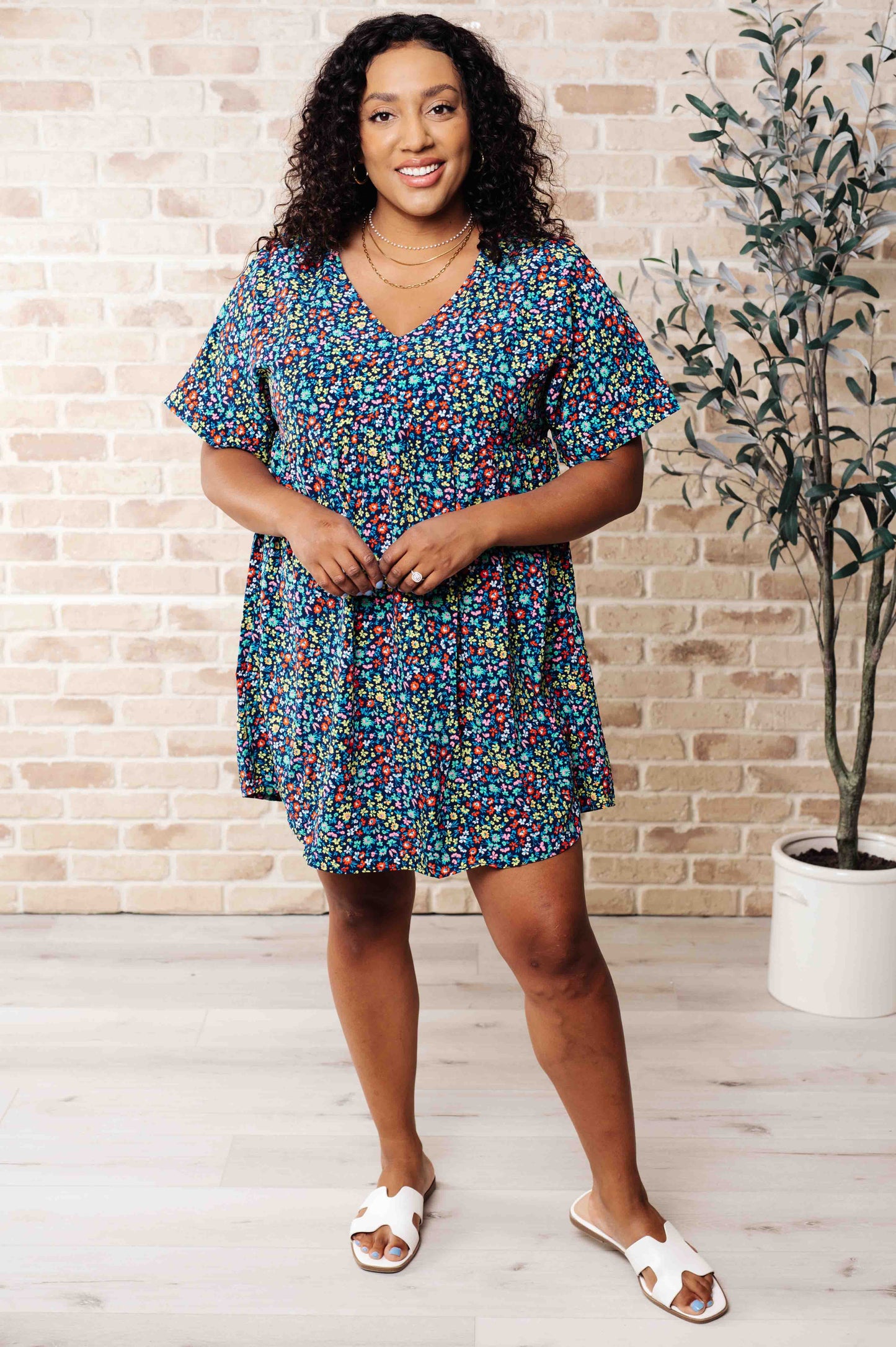 What's the Hurry About? Floral Dress - Southern Divas Boutique