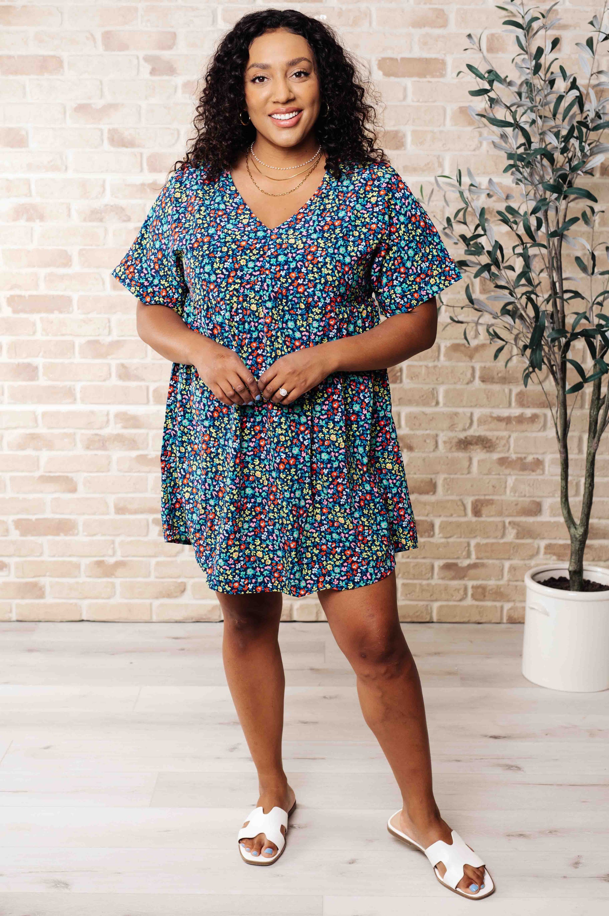 What's the Hurry About? Floral Dress - Southern Divas Boutique