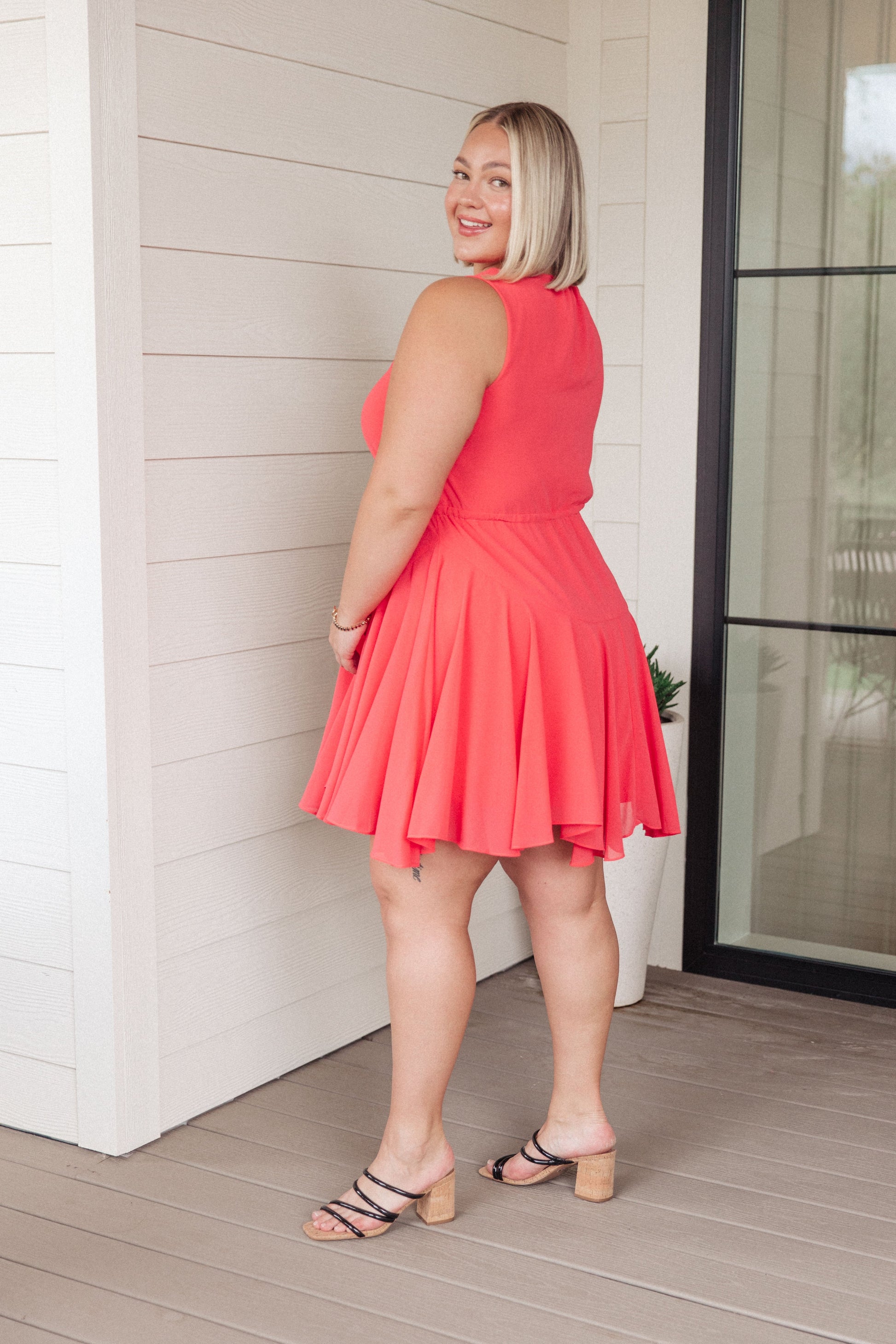 Worth the Wait V-Neck Dress - Southern Divas Boutique