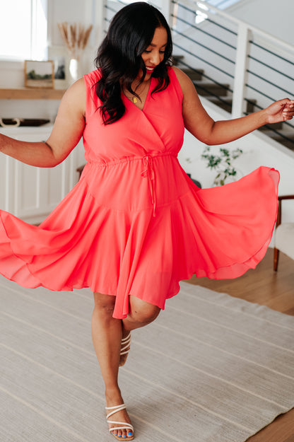 Worth the Wait V-Neck Dress - Southern Divas Boutique