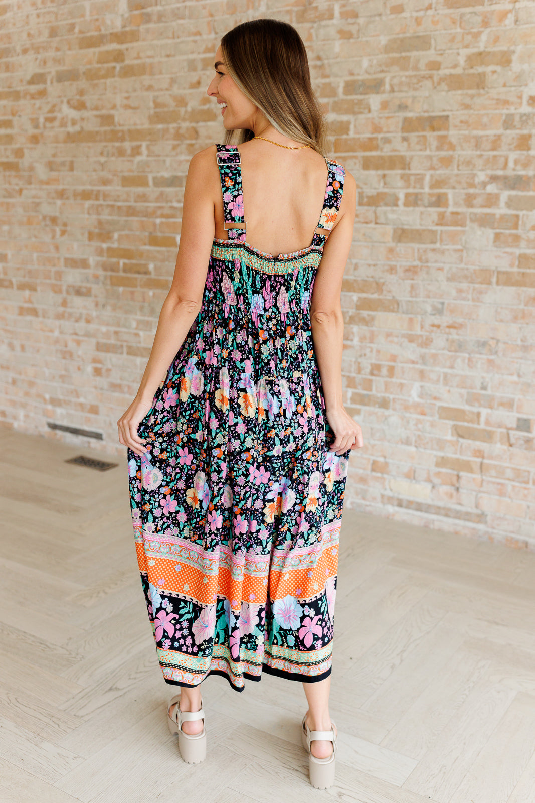 You Can Count On It Floral Summer Dress - Southern Divas Boutique