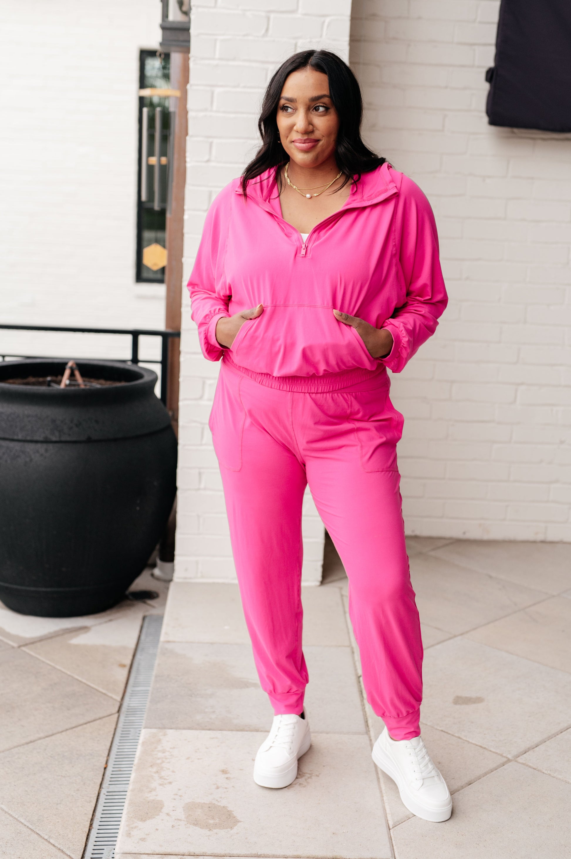 Always Accelerating Joggers in Sonic Pink - Southern Divas Boutique