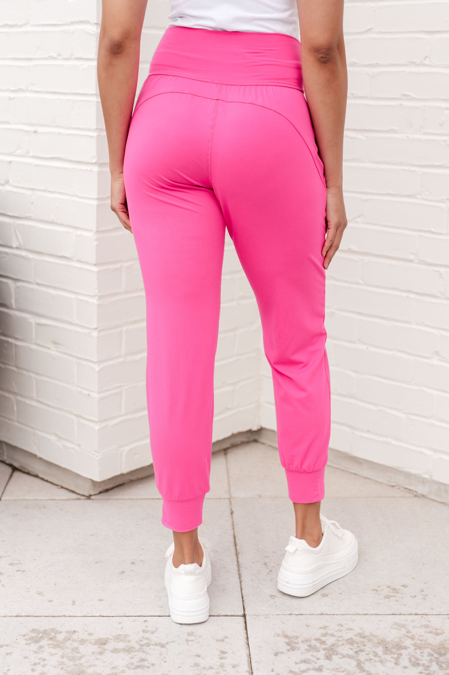 Always Accelerating Joggers in Sonic Pink - Southern Divas Boutique