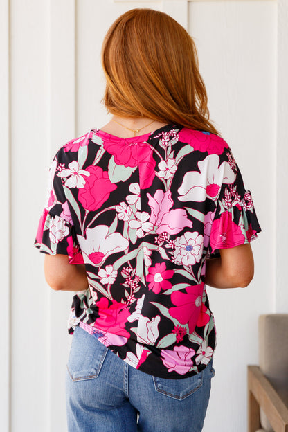 Floral First Top - Southern Divas Boutique