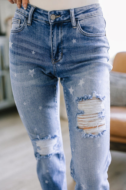 Juliet Star Crossed Boyfriend Jeans - Southern Divas Boutique