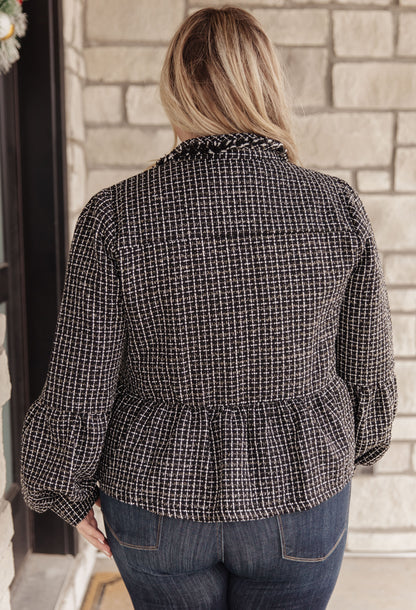 Number Five Tweed Jacket - Southern Divas Boutique