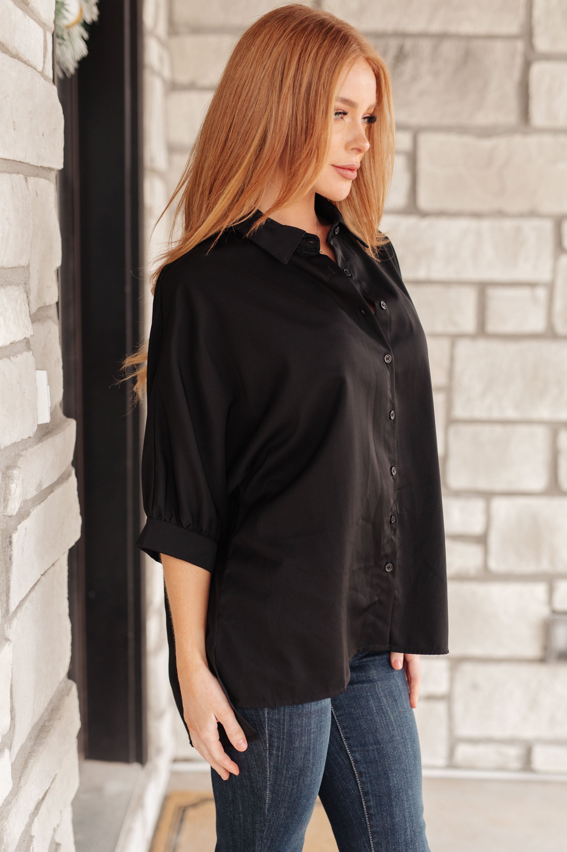 Turned Out Perfect Oversized Button Down Shirt - Southern Divas Boutique